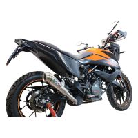 Escape compatível com Ktm Adventure 390 2020-2020, Powercone Evo, Escape legal, homologado, silenciador com db killer removível e tubo de ligação específico 