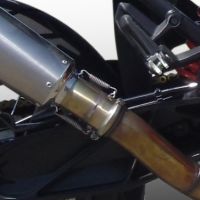 Escape compatível com Ktm LC 8 Super Adventure 1290 - S - R - T 2017-2020, Sonic Poppy, Escape legal, homologado, silenciador com db killer removível e tubo de ligação específico 