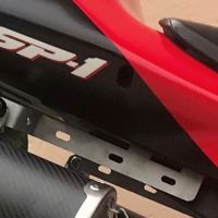 Escape compatível com Honda Vtr 1000 Sp-1 RC51 2000-2001, Satinox , Par de silenciosos de escape homologadas, com db killer removível e tubos de ligação específicos 