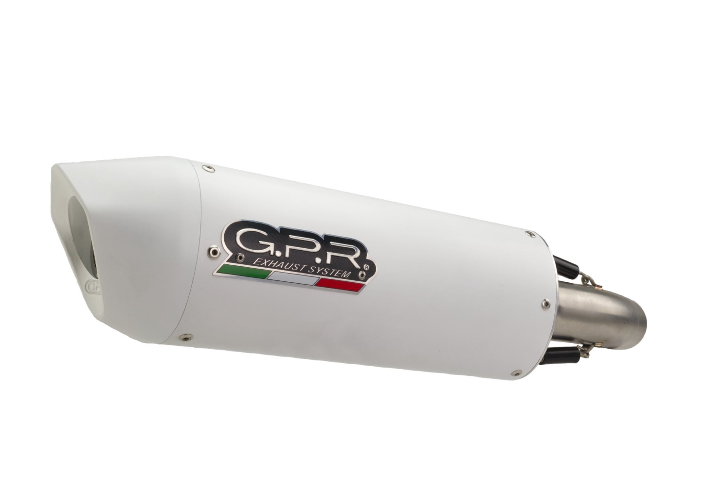 Escape compatível com Zontes Zt 125 G1 - U - U1 - Z2 2020-2024, Albus Ceramic, Escape completo, não legal para países da UE, com db killer removível 