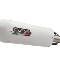 Escape compatível com Zontes Zt 125 G1 - U - U1 - Z2 2020-2024, Albus Ceramic, Escape completo, não legal para países da UE, com db killer removível 