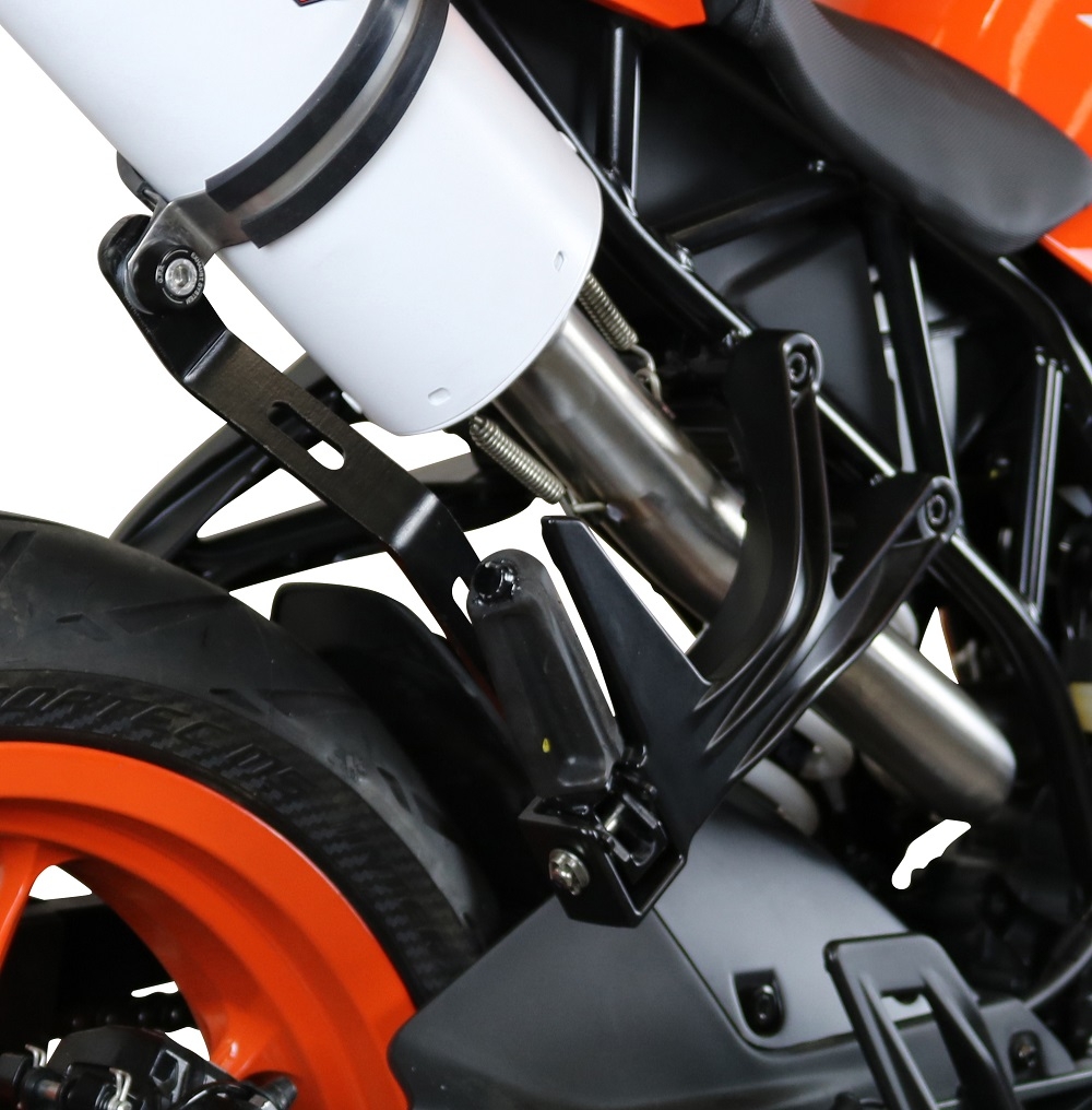 Escape compatível com Ktm Rc 125 2017-2020, Albus Evo4, Escape homologado, legal para mercados NÃO europeus, incluindo tubo de ligação e db killer removível 