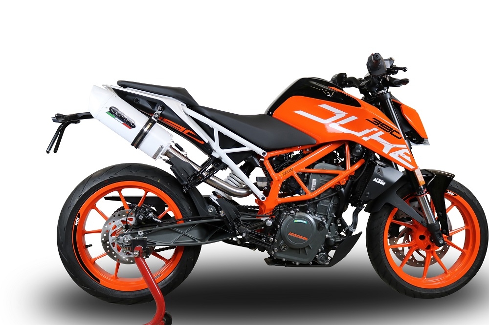 GPR escape compatível com  Ktm Rc 390 2017-2020, Albus Evo4, Escape legal, aprovado, com db killer removível, tubo de conexão e conversor catalítico 