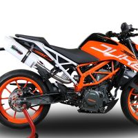 GPR escape compatível com  Ktm Rc 390 2017-2020, Albus Evo4, Escape legal, aprovado, com db killer removível, tubo de conexão e conversor catalítico 