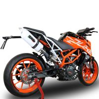 GPR escape compatível com  Ktm Rc 390 2017-2020, Albus Evo4, Escape legal, aprovado, com db killer removível, tubo de conexão e conversor catalítico 