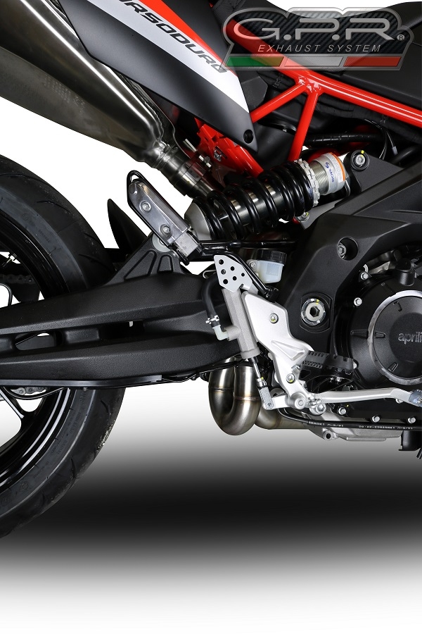 Escape compatível com Aprilia Dorsoduro 900 2017-2020, Decatalizzatore, Sistema racing Sistema de tubo para eliminar o catalisador 