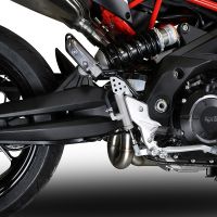 Escape compatível com Aprilia Dorsoduro 900 2017-2020, Decatalizzatore, Sistema racing Sistema de tubo para eliminar o catalisador 