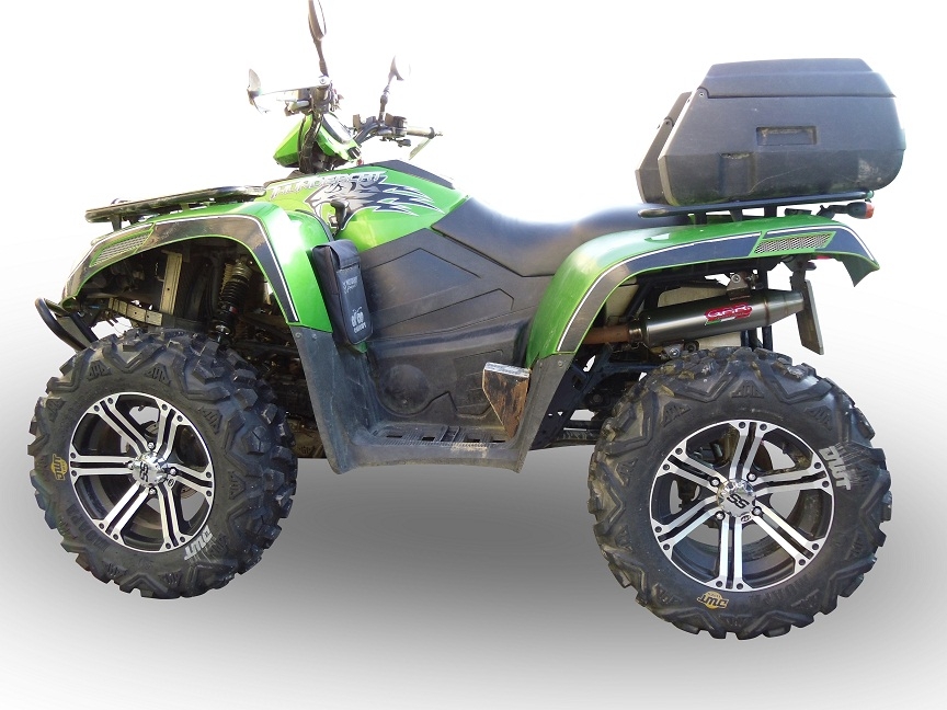 Escape compatível com Artic Cat Thundercat 1000 2011-2021, Deeptone Atv, Escape legal, homologado, silenciador com db killer removível e tubo de ligação específico 