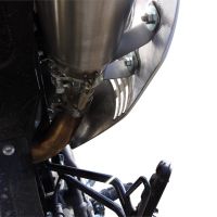 Escape compatível com Husqvarna TE 630 E - SMS 630 - Smr 630 2010-2014, Furore Nero, Par de silenciosos de escape homologadas, com db killer removível e tubos de ligação específicos 