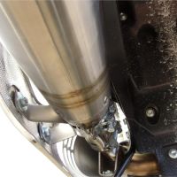 Escape compatível com Husqvarna TE 630 E - SMS 630 - Smr 630 2010-2014, Furore Nero, Par de silenciosos de escape homologadas, com db killer removível e tubos de ligação específicos 