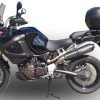 GPR escape compatível com Yamaha Xt 1200 Z Supertenere 2017-2020, New Grand Prix Evo Poppy, Escape legal, homologado, silenciador com db killer removível e tubo de ligação específico 