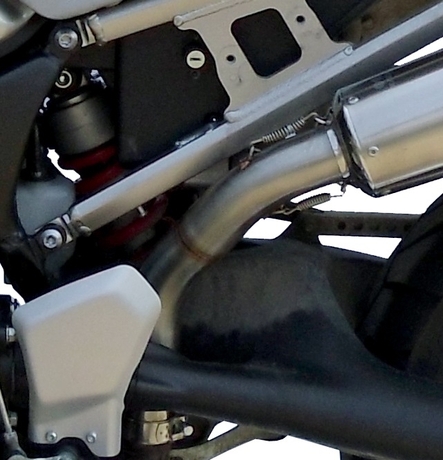 Escape compatível com Yamaha Xt 1200 Z Supertenere 2010-2016, Albus Ceramic, Escape legal, homologado, silenciador com db killer removível e tubo de ligação específico 