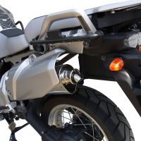 Escape compatível com Yamaha Xt 1200 Z Supertenere 2010-2016, Trioval, Escape legal, homologado, silenciador com db killer removível e tubo de ligação específico 