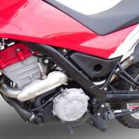 GPR escape compatível com  Husqvarna TERRA - STRADA TR 650  2013-2015, Albus Ceramic, Sistema homologado com catalisador linha completa, silencioso mais coletor 