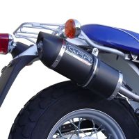 Escape compatível com Suzuki Rv 125 Van Van 2003-2017, Furore Nero, Sistema racing Silencioso com tubo de ligação 
