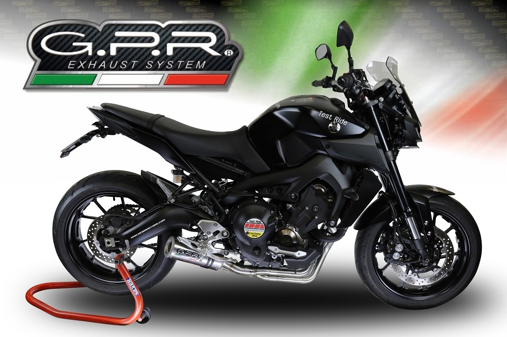 Escape compatível com Yamaha Tracer 9 GT 2021-2024, M3 Inox , Escape completo, não legal para países da UE, com db killer removível 