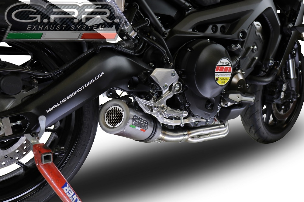 Escape compatível com Yamaha Tracer 9 GT 2021-2024, M3 Inox , Escape completo, não legal para países da UE, com db killer removível 
