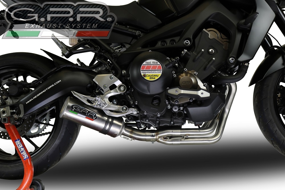 Escape compatível com Yamaha Tracer 9 GT 2021-2024, M3 Inox , Escape completo, não legal para países da UE, com db killer removível 