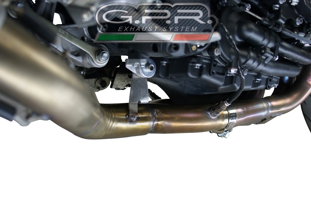 Escape compatível com Yamaha Mt-10 2016-2024, Decatalizzatore, Sistema racing Sistema de tubo para eliminar o catalisador 