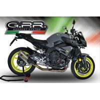 GPR escape compatível com Yamaha Mt-10 2016-2024, Decatalizzatore, Sistema racing Sistema de tubo para eliminar o catalisador 