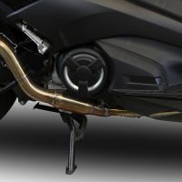 Escape compatível com Yamaha T-Max 530 2017-2021, Furore Nero, Escape completo, não legal para países da UE, com db killer removível 