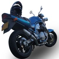 Escape compatível com Suzuki Gsf 1200 Bandit - S 1997-2004, Deeptone Inox, Escape legal, homologado, silenciador com db killer removível e tubo de ligação específico 