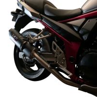 Escape compatível com Suzuki Gsx 600 F 1998-2005, Furore Nero, Escape legal, homologado, silenciador com db killer removível e tubo de ligação específico 