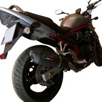 Escape compatível com Suzuki Gsx 600 F 1998-2005, Furore Nero, Escape legal, homologado, silenciador com db killer removível e tubo de ligação específico 