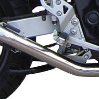 Escape compatível com Suzuki Gsf 650 Bandit - S 2005-2006, Satinox , Escape legal, homologado, silenciador com db killer removível e tubo de ligação específico 