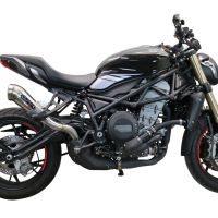 Escape compatível com Benelli 752 S 2022-2024, Powercone Evo, Escape legal, homologado, silenciador com db killer removível e tubo de ligação específico 
