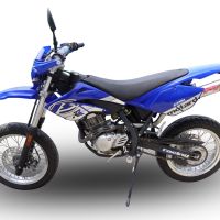 Escape compatível com Beta RR 125 Enduro Ac 4t 2005-2009, Deeptone Inox, Escape legal, homologado, silenciador com db killer removível e tubo de ligação específico 