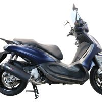 GPR escape compatível com  Piaggio Beverly 350  2016-2020, Evo4 Road, Sistema homologado com catalisador linha completa, silencioso mais coletor 