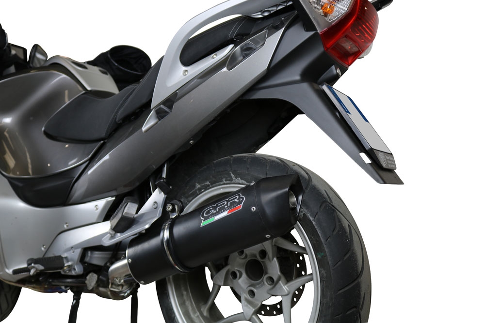 Escape compatível com Bmw R 1200 Rt 2009-2013, Furore Nero, Escape legal, homologado, silenciador com db killer removível e tubo de ligação específico 