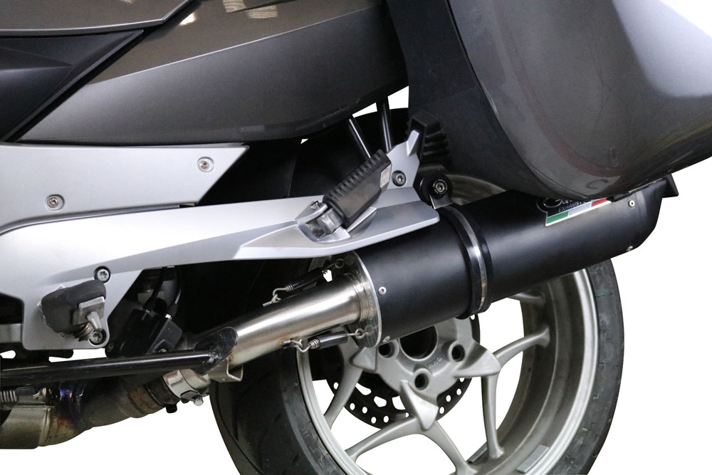 Escape compatível com Bmw R 1200 Rt 2009-2013, Furore Nero, Escape legal, homologado, silenciador com db killer removível e tubo de ligação específico 