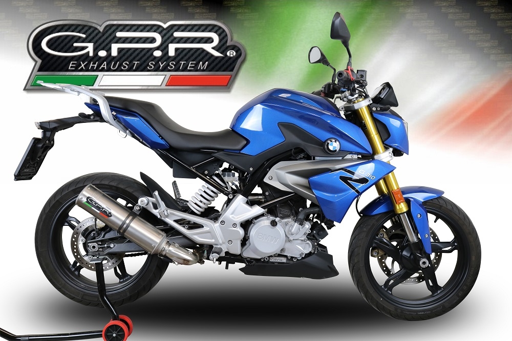 Escape compatível com Bmw G 310 R 2022-2024, M3 Inox , Escape completo, não legal para países da UE, com db killer removível 