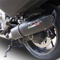 Escape compatível com Bmw K 1600 Gt 2010-2016, Furore Nero, Par de silenciosos de escape homologadas, com db killer removível e tubos de ligação específicos 