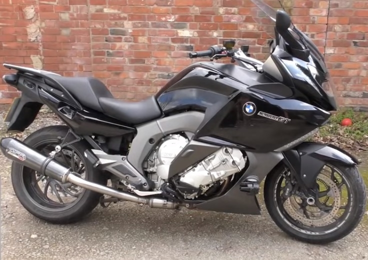 GPR escape compatível com  Bmw K 1600 Gt 2017-2021, New Grand Prix Evo Poppy, Par de silenciosos de escape homologadas, com db killer removível e tubos de ligação específicos 