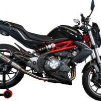 Escape compatível com Benelli Bn 302 S 2015-2016, Deeptone Inox, Escape legal, homologado, silenciador com db killer removível e tubo de ligação específico 