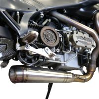 Escape compatível com Buell X 1 1999-2002, Powercone Evo, Escape legal, homologado, silenciador com db killer removível e tubo de ligação específico 