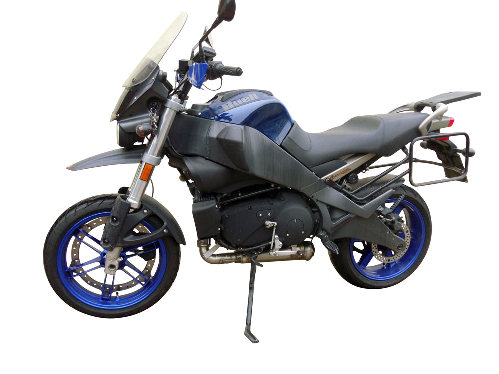 Escape compatível com Buell X 1 1999-2002, Powercone Evo, Escape legal, homologado, silenciador com db killer removível e tubo de ligação específico 