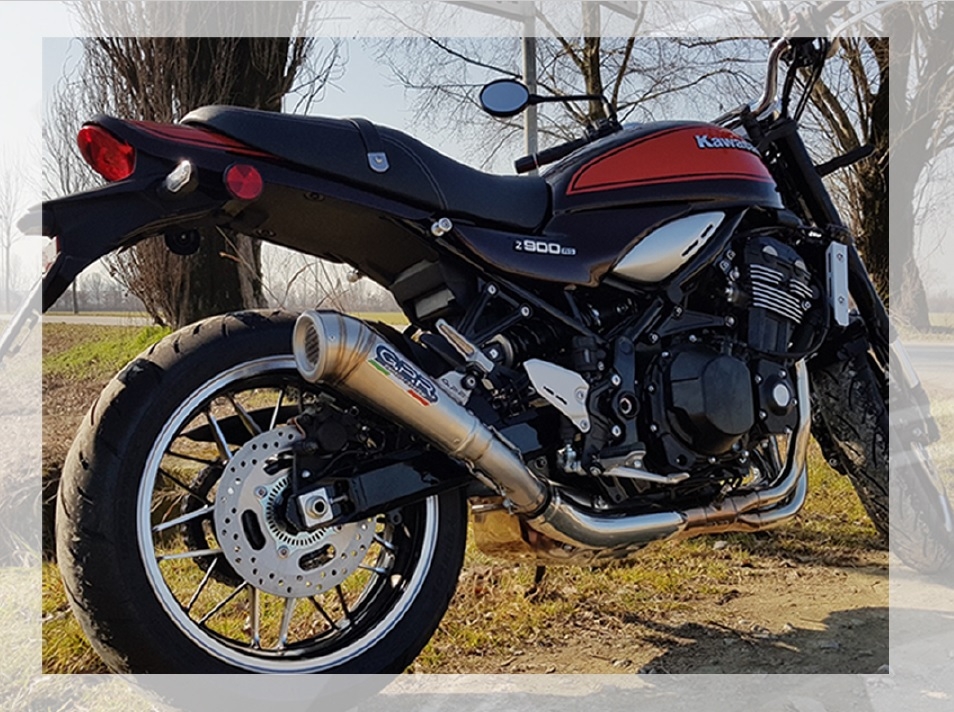 Escape compatível com Tuning TUNING 1980-2021, M3 Titanium Natural, Silenciador racing universal sem tubo de ligação Transformação Cafe Racer 