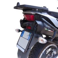 Escape compatível com Aprilia Etv Caponord 1000 Rally 2001-2007, Furore Nero, Par de silenciosos de escape homologadas, com db killer removível e tubos de ligação específicos 