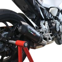 Escape compatível com Honda Cb 1000 R 2018-2020, Furore Evo4 Nero, Escape legal, homologado, silenciador com db killer removível e tubo de ligação específico 