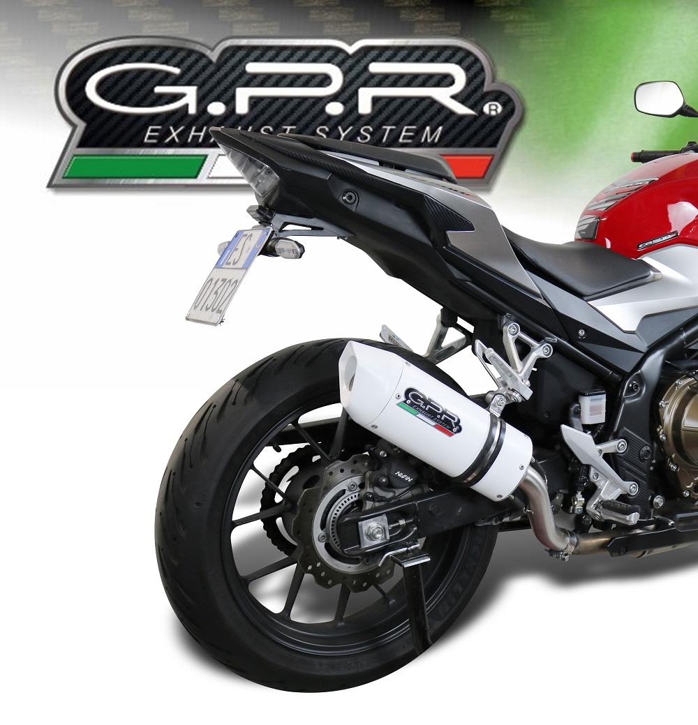 Escape compatível com Honda Cb 500 X 2013-2015, Albus Ceramic, Escape legal, homologado, silenciador com db killer removível e tubo de ligação específico 