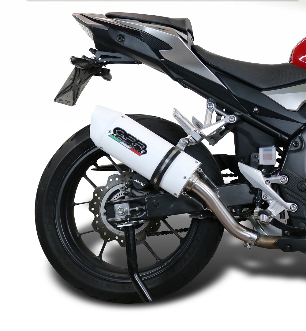 Escape compatível com Honda Cb 500 X 2013-2015, Albus Ceramic, Escape legal, homologado, silenciador com db killer removível e tubo de ligação específico 