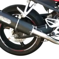 Escape compatível com Honda Cbf 500 2004-2007, Furore Nero, Escape legal, homologado, silenciador com db killer removível e tubo de ligação específico 