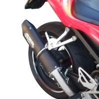 Escape compatível com Honda Cbf 500 2004-2007, Furore Nero, Escape legal, homologado, silenciador com db killer removível e tubo de ligação específico 
