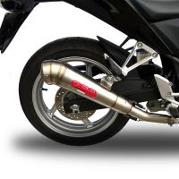Escape compatível com Honda Cbr 250 R 2010-2014, Powercone Evo, Escape legal, homologado, silenciador com db killer removível e tubo de ligação específico 