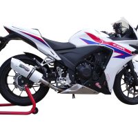 Escape compatível com Honda Cbr 500 R 2019-2022, Albus Evo4, Escape legal, homologado, silenciador com db killer removível e tubo de ligação específico 