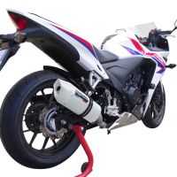 Escape compatível com Honda Cbr 500 R 2019-2022, Albus Evo4, Escape legal, homologado, silenciador com db killer removível e tubo de ligação específico 